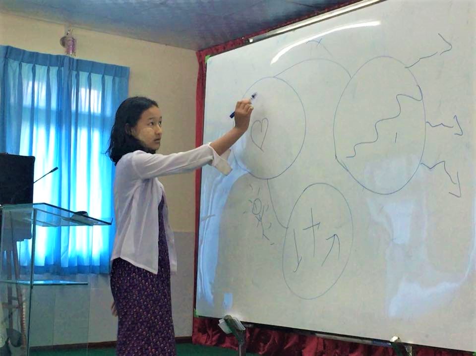 cmc leader doing 3 circles training